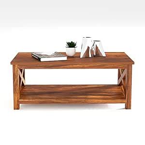 Chetan Interiors Sliyalo Solid Sheesham Wood Contemporary Coffee Table ...