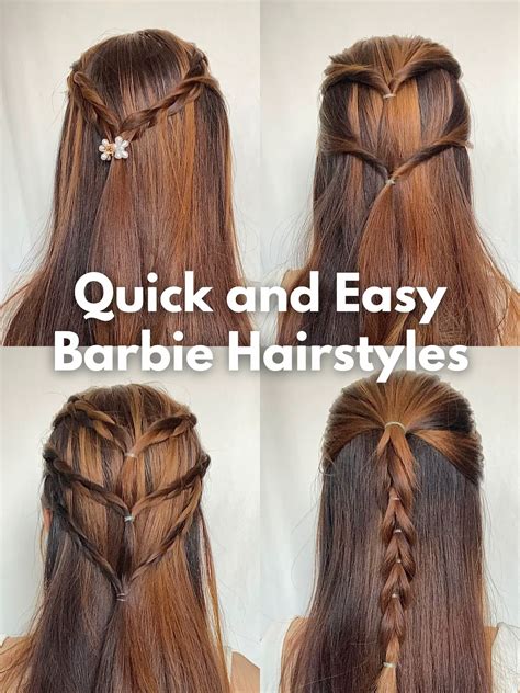 Quick and Easy Barbie Hairstyles | Video dipublikasikan oleh okta | Lemon8