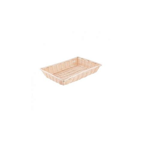 Canasta Rectangular Natural de 16 x 11-3/4 x 3 Pulgadas TABLECRAFT 1189W
