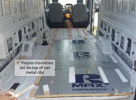 Installing Sub-Floor in Camper Van Conversion » VanConverts.com