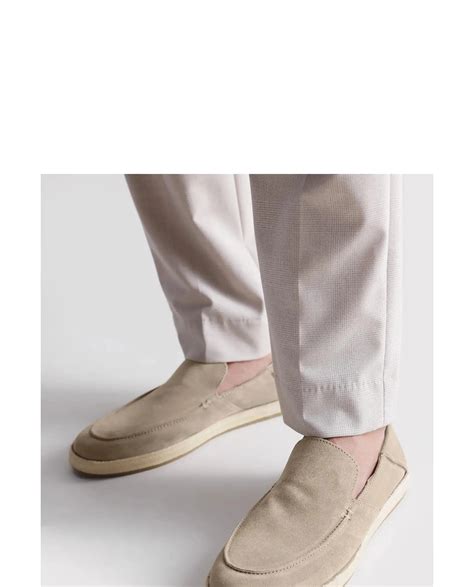 Buy Havana - Lite Fawn Suede Leather Slip-On Loafers| Rare'Z