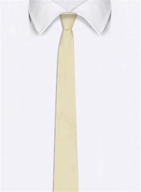 Buy Chokore Off White Silk Tie from Solids Collection