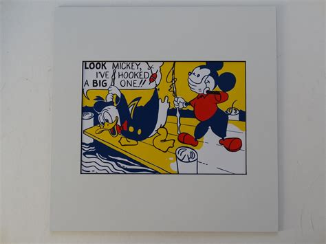 Roy Lichtenstein (d'après) - Look Mickey, 1987, Screenprint - Art ...