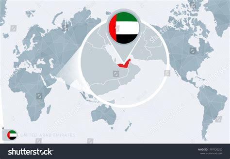 uae location in world map