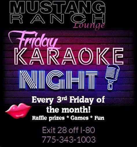 Events - Mustang Ranch Lounge