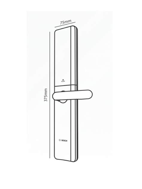 Khóa cửa vân tay Bosch ID80 - Homestech