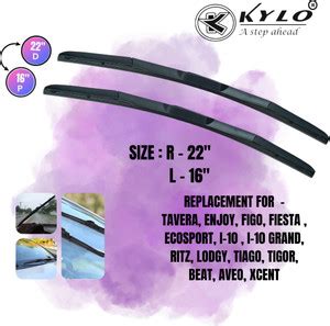 KYLO Hybrid Frameless Wiper Blade Windshield Wiper Price in India - Buy ...