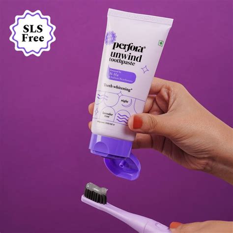 Perfora Unwind Tooth paste, Lavender Rose, 100g, SLS & Fluoride Free ...