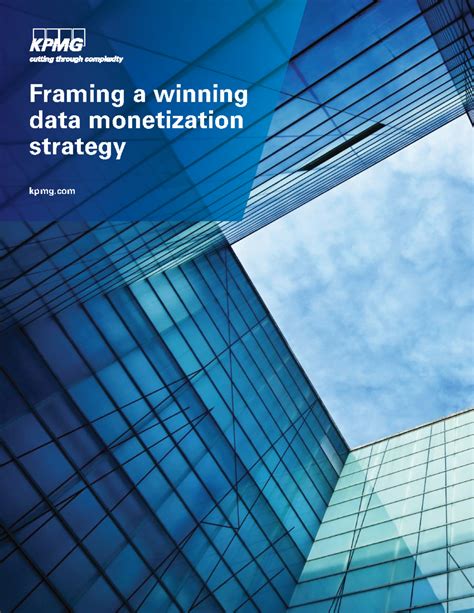 Framing a winning data - Framing a winning data monetization strategy ...