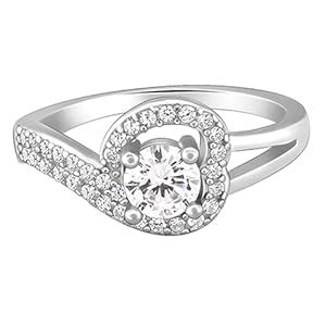 GIVA 925 Silver Sparkly Delights Ring,Fixed Size,Indian - 11 | Gifts ...