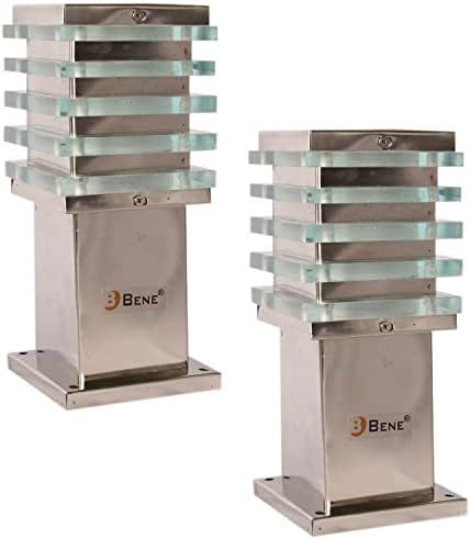 BENE Ice Cube Outdoor Lamp Without Bulb, (Black 11 Cms, Pack of 4 Pcs ...