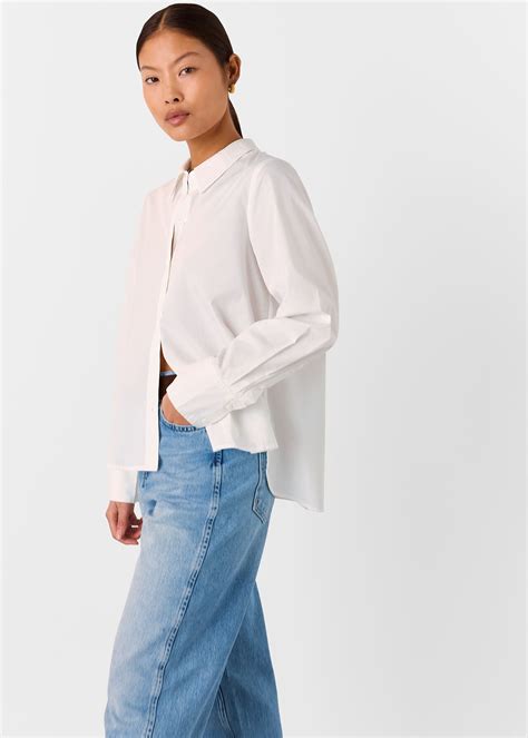 Light Wash Authentic Barrel Leg Jean | WHISTLES | Whistles US