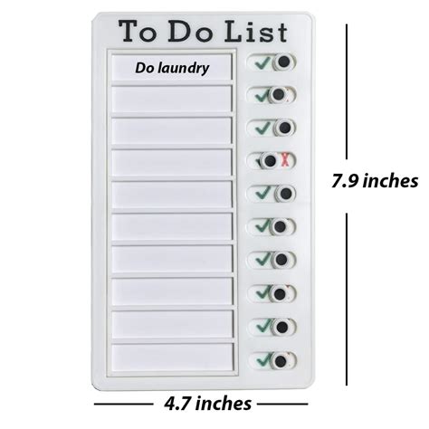 Buy Customized Checklist Board to do List for Kids with Pen DIY Plastic ...