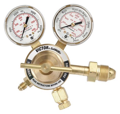Victor Equipment Victor 0781-9134 Victor Argon, Helium, Nitrogen, Gas Regulator, CGA-580, Single ...