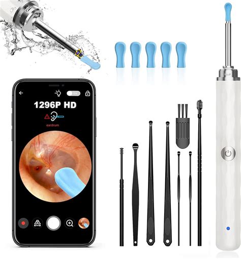 Amazon.com: Ear Wax Removal, Ear Cleaner with Camera and Light, Ear Wax ...