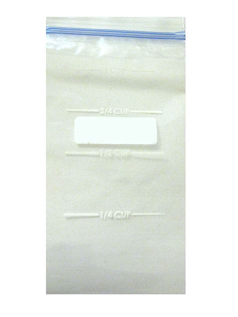 Portion Control Zip Lock Plastic Bags Calorie Chart For 100 ...