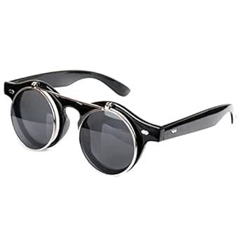 Buy Digital Shoppy Steampunk Goth Goggles Glasses Girls Boys Retro Flip ...