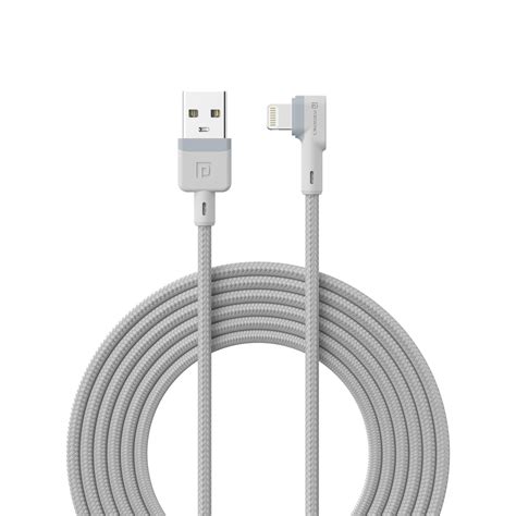 Portronics Konnect L 2M Fast Charging 3A 8 Pin USB Cable with Charge ...