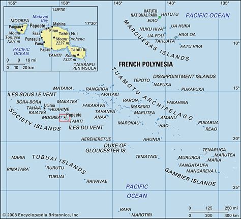 Tahiti Map
