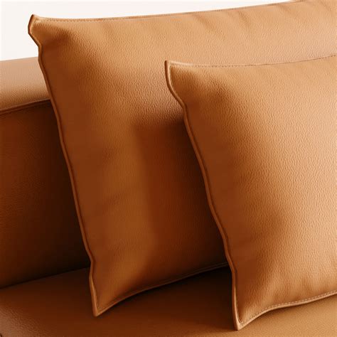 Buy Mills Half Leather 1-Seater Armless Sofa from Home Centre at just ...