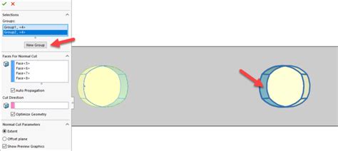 Image result for SolidWorks Normal Cut