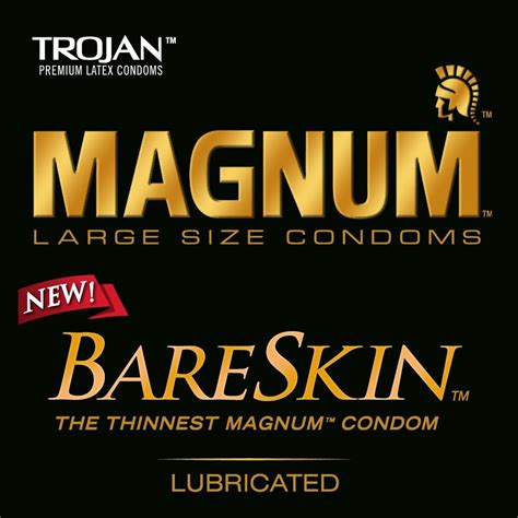 Trojan Magnum Bare Skin Lubricated Condoms 10 Pack - Dallas Novelty ...