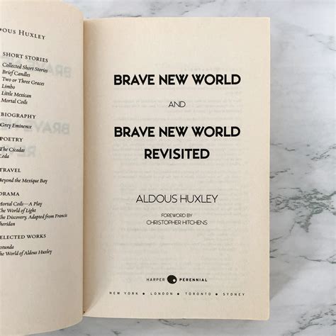 Brave New World & Brave New World Revisited by Aldous Huxley [T...