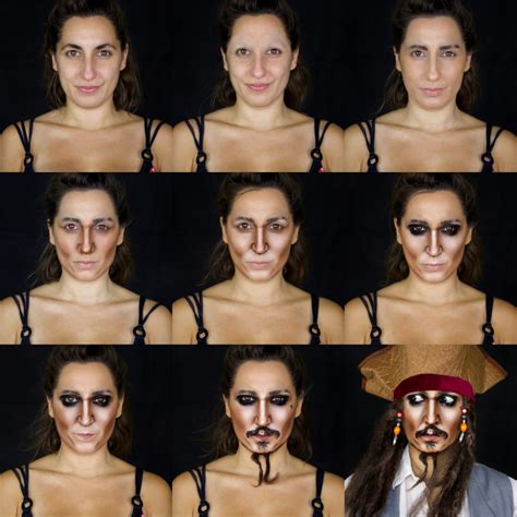 Image result for Jack Sparrow Makeup Tutorial