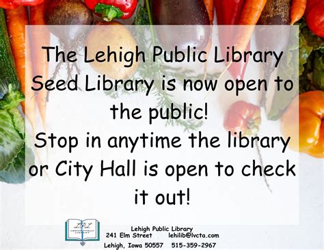 Library News :: Lehigh Public Library