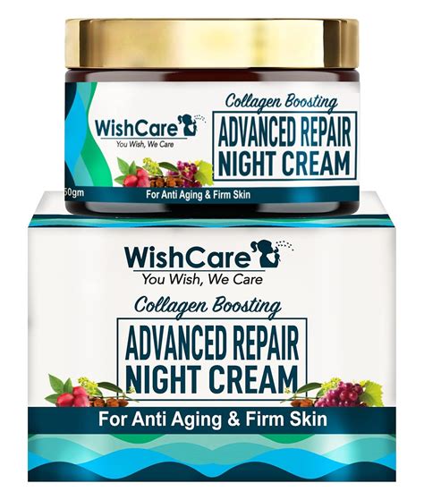 Buy WishCare Collagen Boosting - Advance Repair Night Cream - With ...