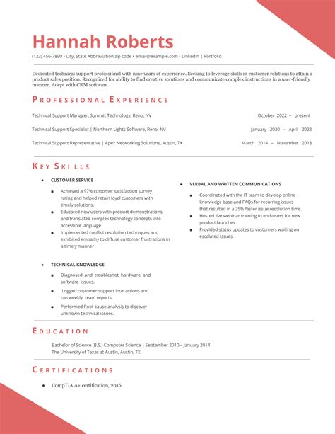 Image result for Work Resume Examples