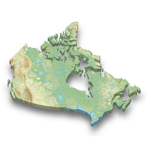 Carte du canada relief Images - Free Download on Freepik
