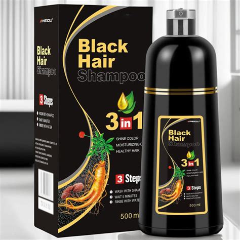Hair Colour Mild Shampoo Hair Dye Conditioner Colour Shampoo- 3 in 1 ...