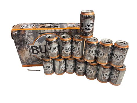 Busch Light ORANGE CAMO Collector's Edition Beer Can | eBay