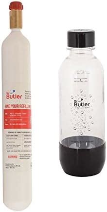 Mr. Butlers Soda-maker Accessory Pack - Co2 Gas Cylinder and BPA-Free ...