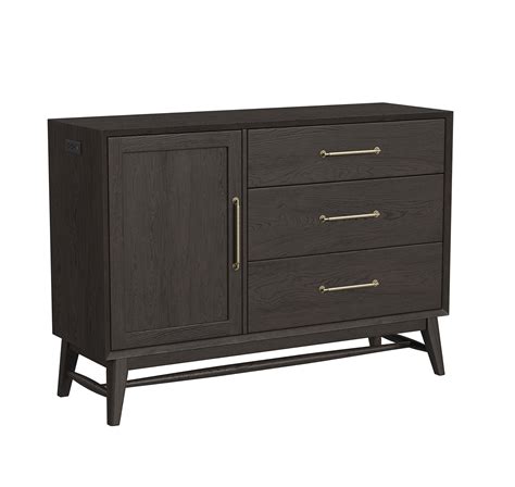 Bayside 56-inch Sideboard (Black) Intercon Furniture | Furniture Cart