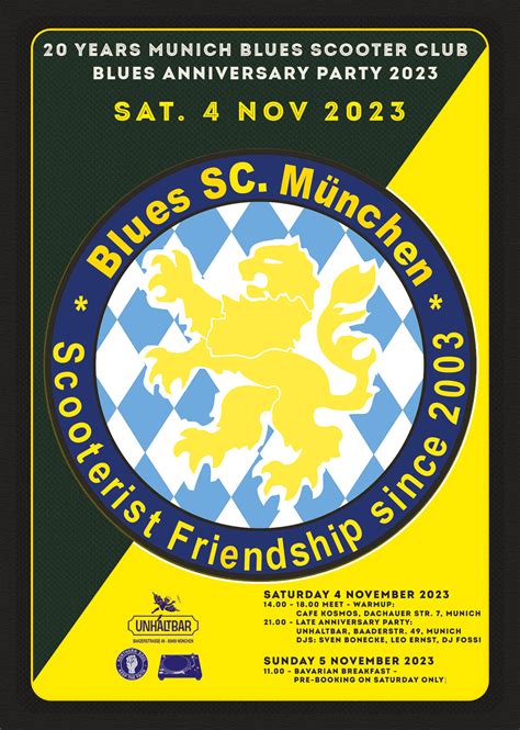 20 Jahre Blues München, 04. - 05. November 2023 - Runs, Niter ...