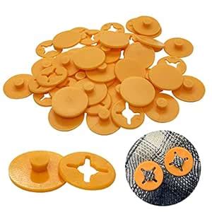 YYMSEN 50 Pcs Running Bib Clip Race Number Bib Clip Button Number ...