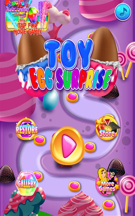 Surprise Egg - Chocolate Kids Egg Prize Toys and Prize Claw Games FREE ...