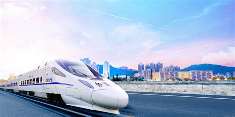 和谐号中国高铁中国速度背景背景图片素材免费下载_熊猫办公