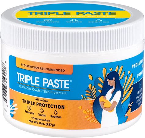 Triple Paste Medicated Ointment for Diaper Rash, 8oz : Amazon.ae: Baby ...
