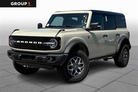 New 2025 Ford Bronco Badlands Sport Utility in Houston #SLA83106 | Group 1 Automotive