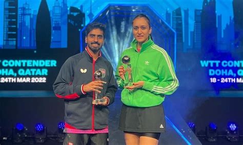 WTT Contender Doha: Sathiyan-Manika lose 3-0 to World Number 1 in Final