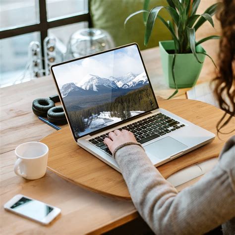 BEEBO BEABO Bamboo Laptop Tray, Lap Desk with Cushion, Laptop Stand for ...