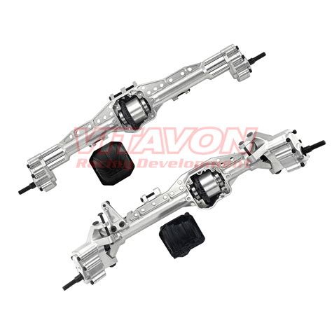 VitavonVITAVON CNC Alu7075 Front & Rear Axle Portal Kit With Diff Case Set For SCX6 Jeep ...