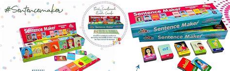 Buy Golden Games Fun Sentence Maker | 98 Durable Multi Colour Cards ...