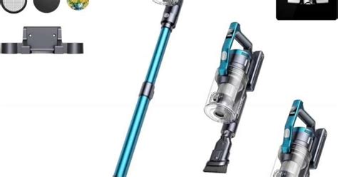 Buture VC60 Cordless Upright Vacuum Cleaner Blue 450W 38Kpa - Poland ...