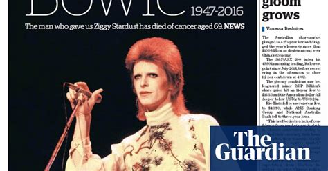 How the newspapers reacted to David Bowie's death – in pictures | Music ...