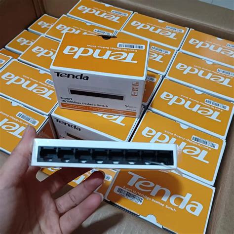 Tenda原装8端口10/100Mbps快速以太网RJ45切换器全/半网络交换机局域网集线器，保修1年| Alibaba.com