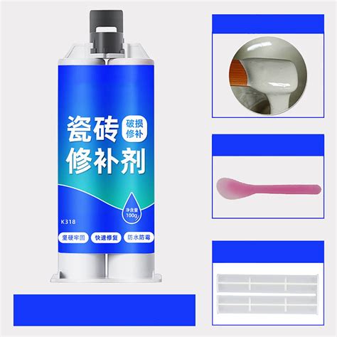 Tile Repair Paste Adhesive 100g | Tile Crack Filler for Ceramic, Porcelain, Bathtub, Fiberglass ...